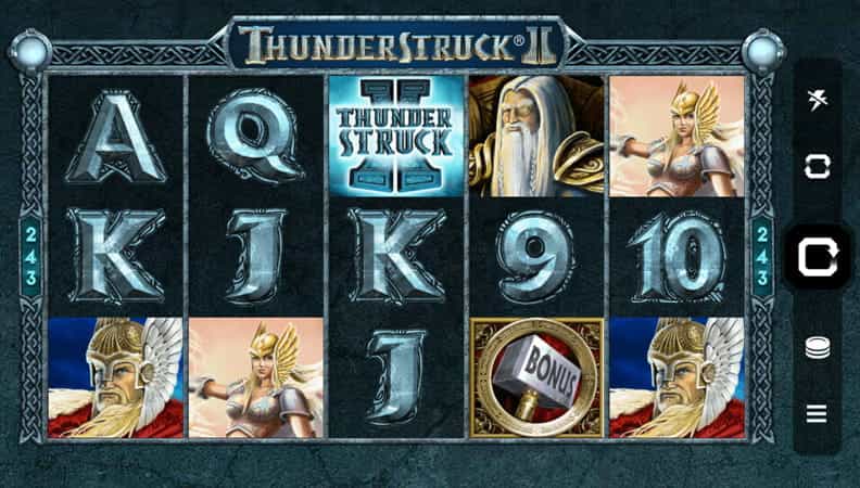 La demo della slot Thunderstruck II