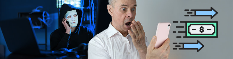 Un truffatore adesca un utente a fare un bonifico istantaneo