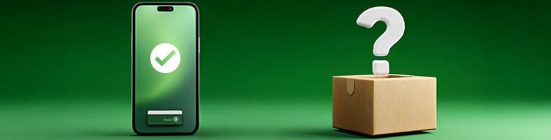 Un pagamento concluso e dall'altra parte un pacco vuoto inesistente