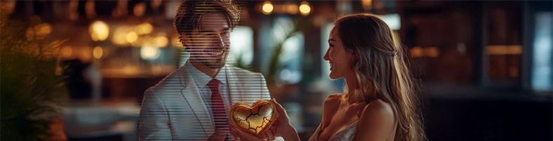 Truffe romantiche con il pig butchering