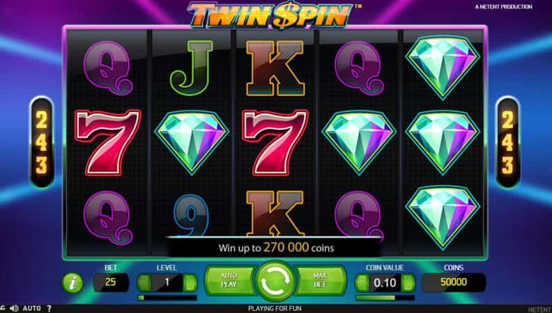 La demo della slot Twin Spin