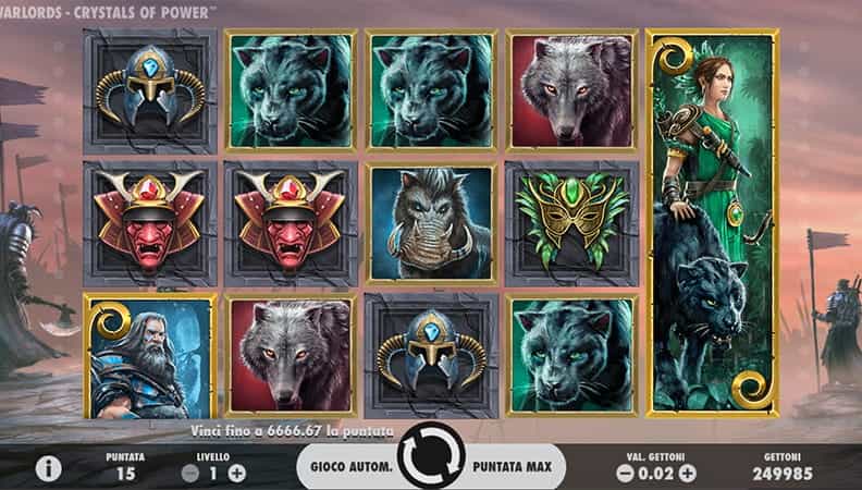 La versione demo di Warlords Crystals of Power