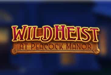 Wild Heist at Peacock Manor slot logo