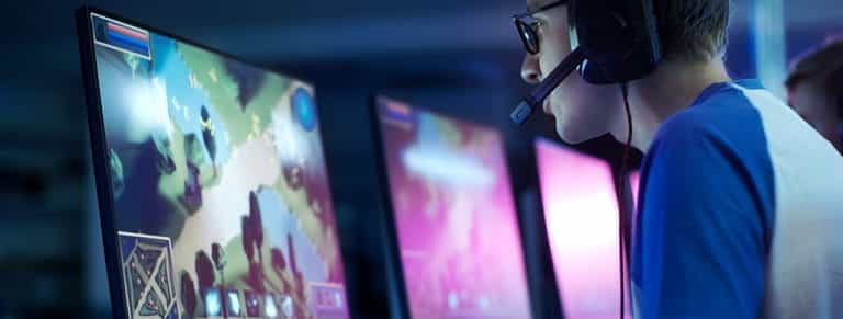 Un giocatore di eSports