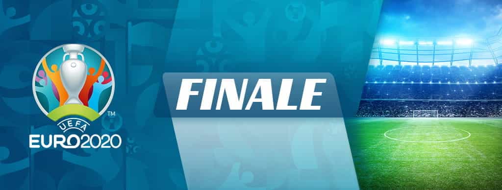 Il logo di Euro 2020 e la scritta Finale