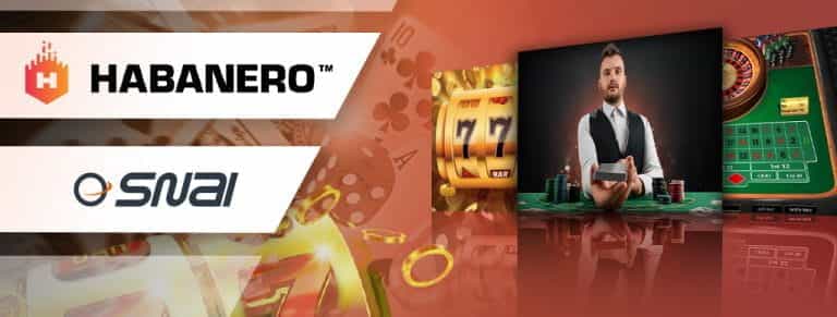 Logo Habanero, logo SNAI giochi da casinò online