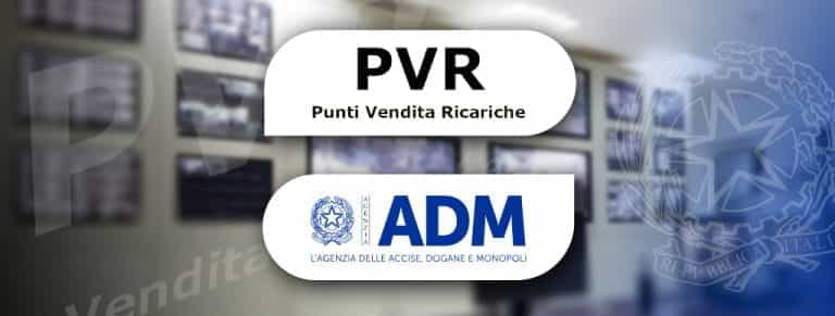 Interno di un PVR, logo PVR, logo ADM