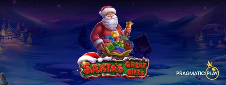 Immagine slot Santa's Great Gift, logo Pragmatic Play