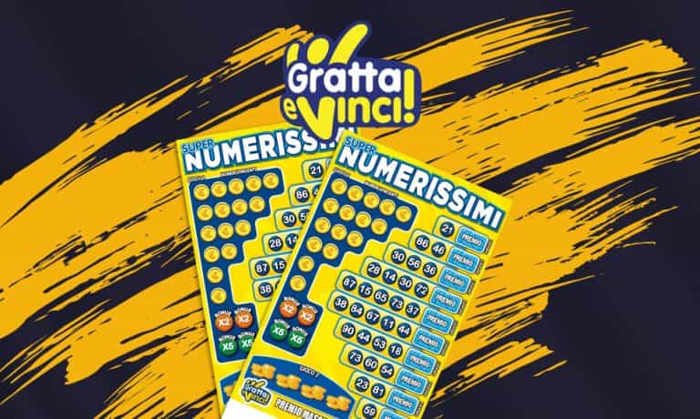 Biglietti Super numerissimi, logo Gratta e Vinci