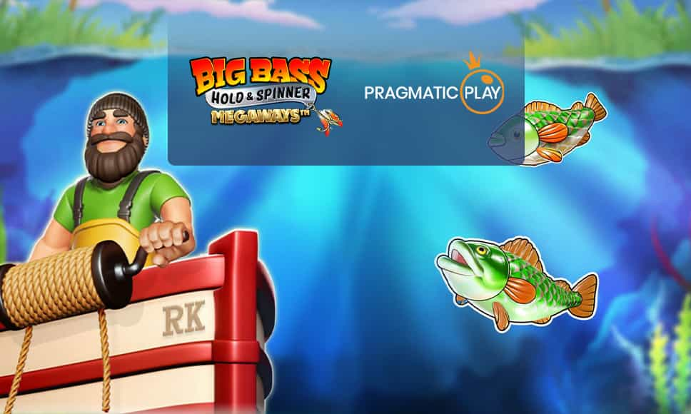 Immagine di Big Bass Hold & Spinner Megaways™ e logo Pragmatic Play