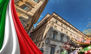 Ministero e bandiera italiana