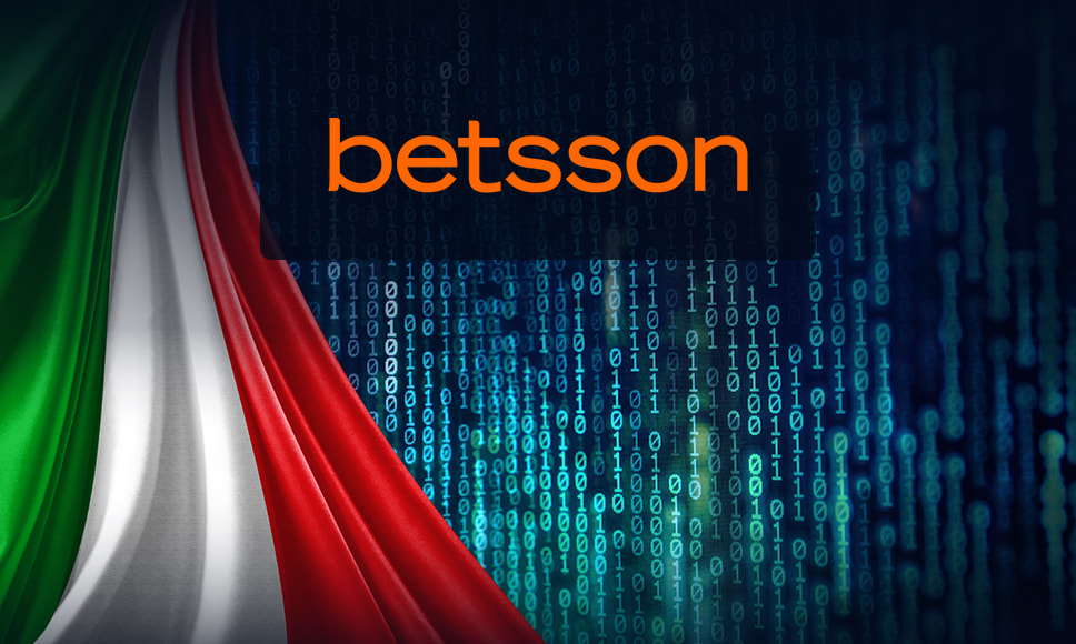 Logo Betsson e bandiera italiana