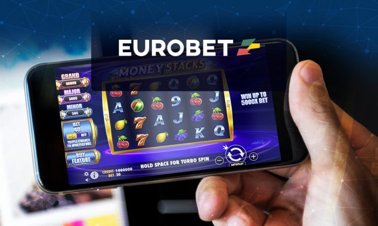 Slot Money Stacks e logo Eurobet