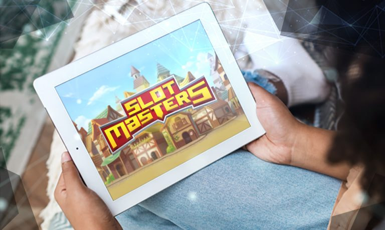 Immagine tablet con slot multiplayer SlotMasters