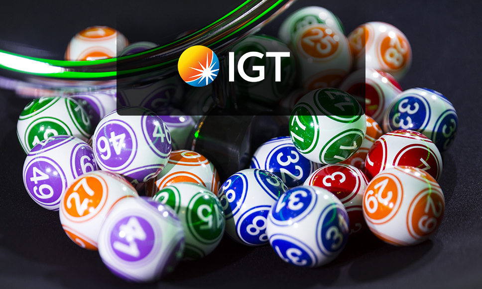 Logo IGT e palline del bingo
