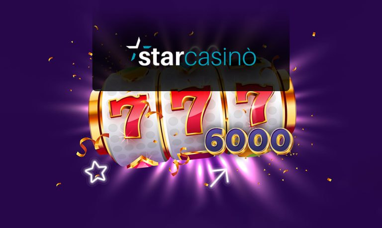 Immagine di una slot e logo di StarCasinò