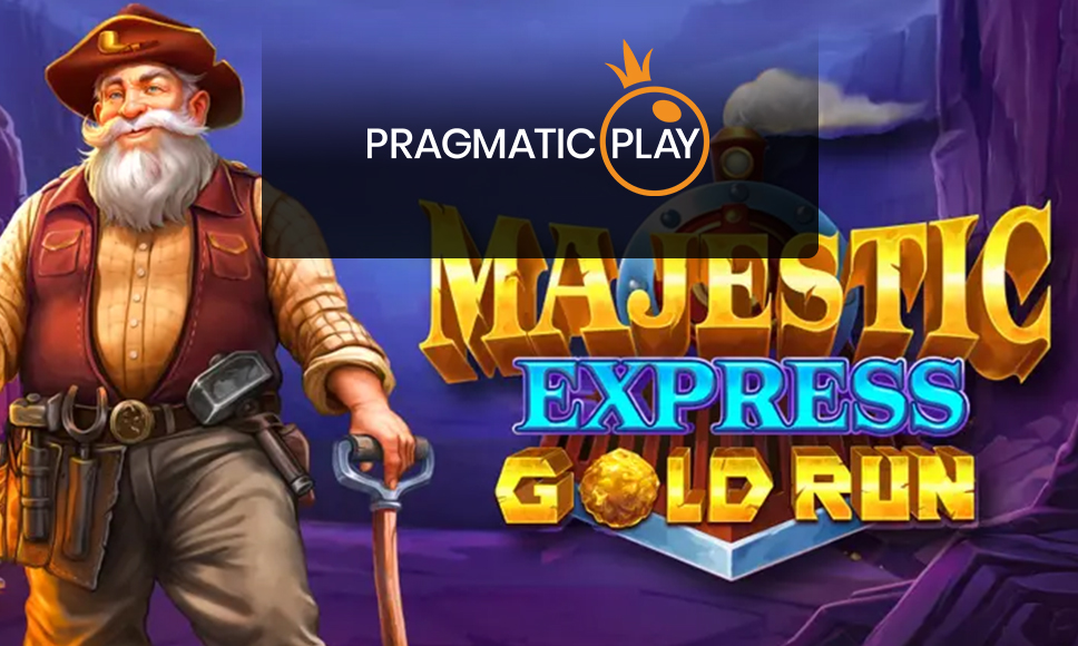 La slot Majestic Express Gold Run e logo Pragmatic Play