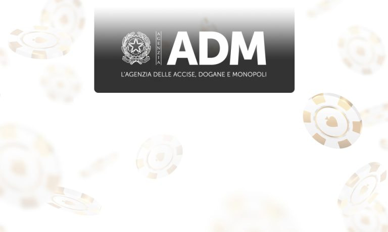 Logo ADM e fiches da casinò