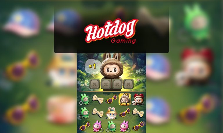 Slot Labubu e logo Hotdog Gaming