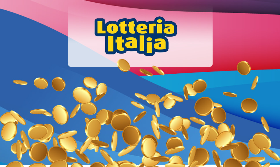 Logo Lotteria Italia e monete oro