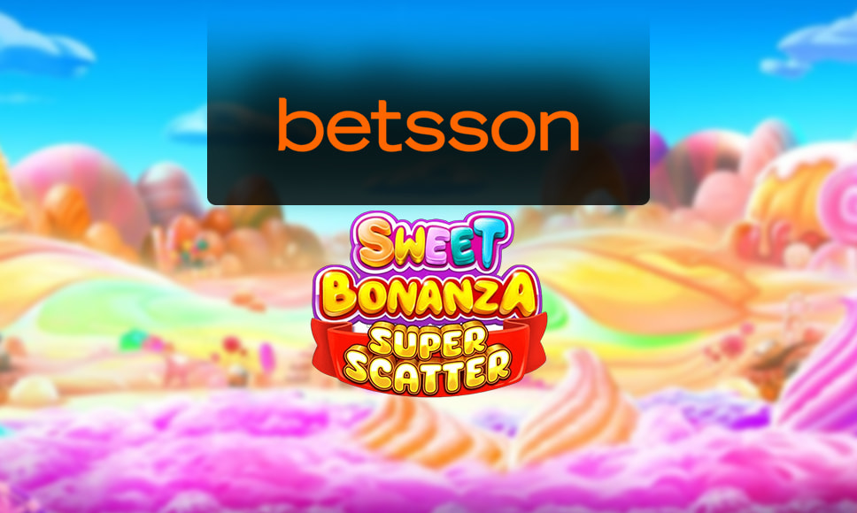 Loghi Betsson e Sweet Bonanza