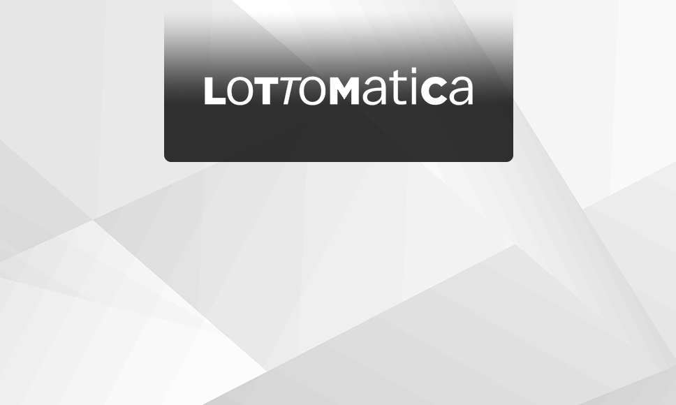 Logo Lottomatica e sfondo bianco