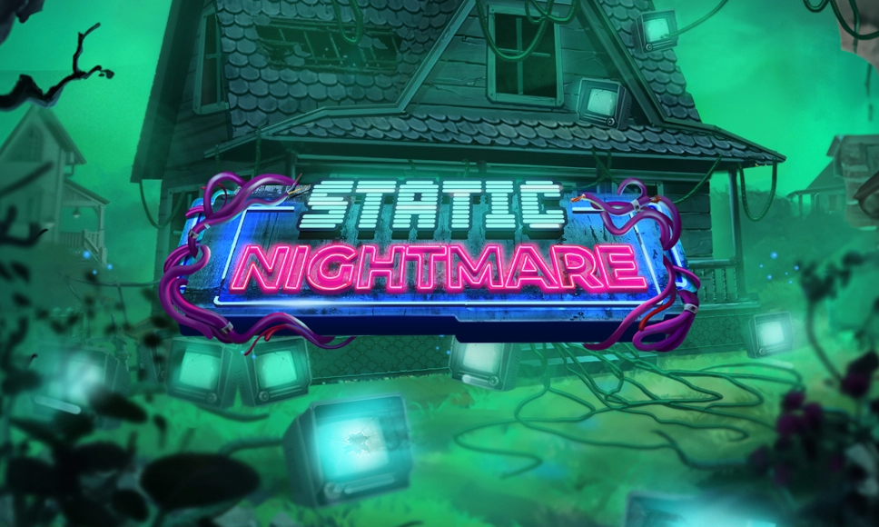 Logo slot Static Nightmare Abyssways e grafiche del gioco.