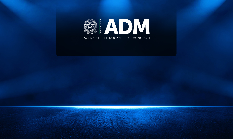 Logo ADM, l’Agenzia delle Dogane e Monopoli.