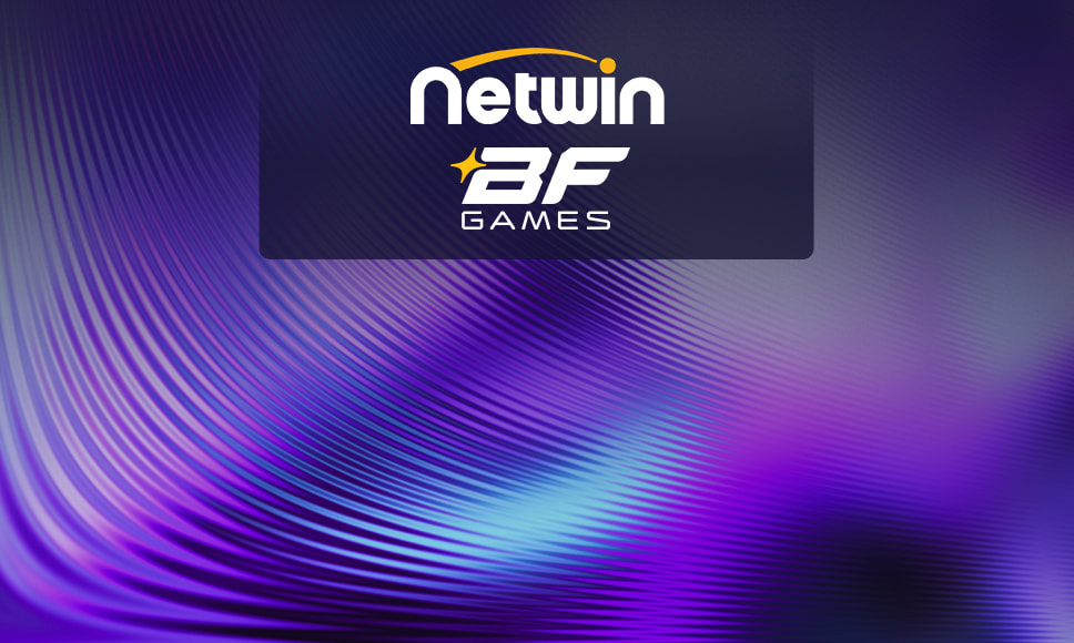 Logo Netwin e logo BF Games.