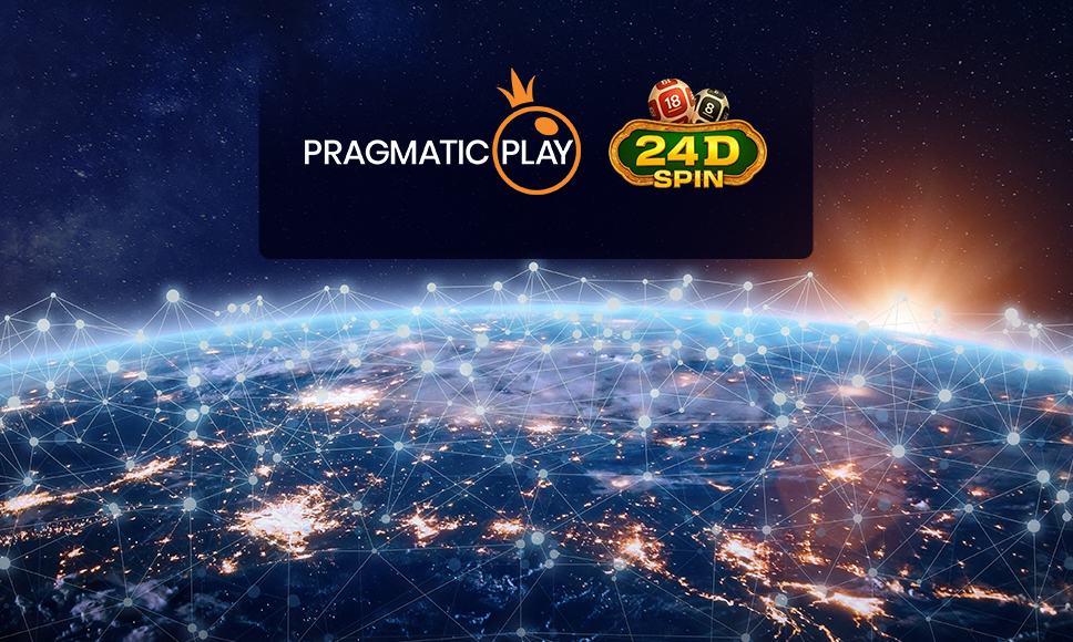 Logo Pragmatic Play e logo del game show 24D Spin.