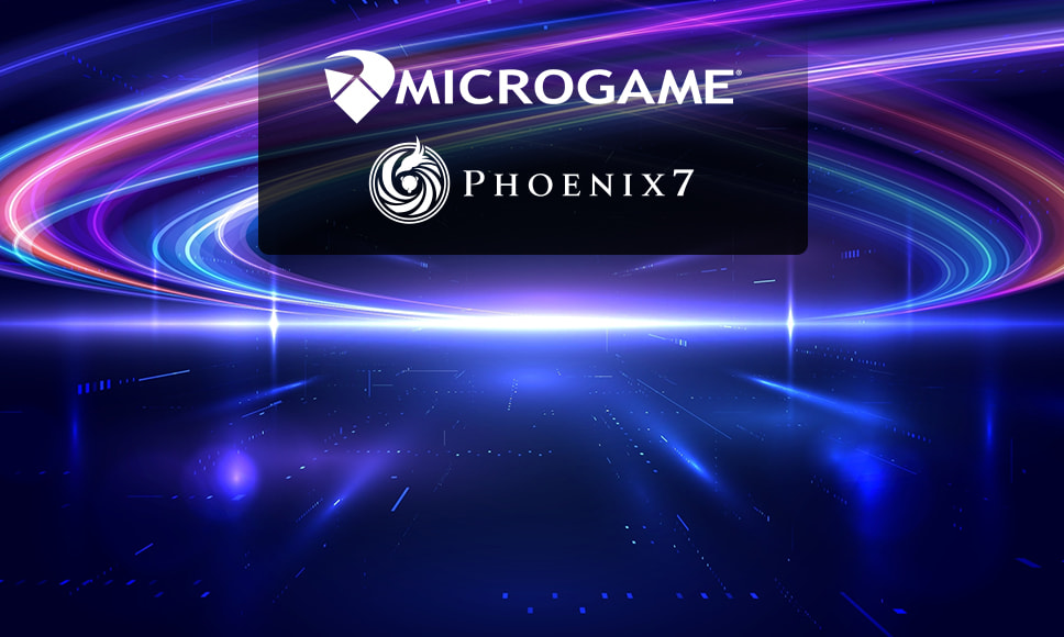Il logo di Microgame e il logo di Phoenix 7.