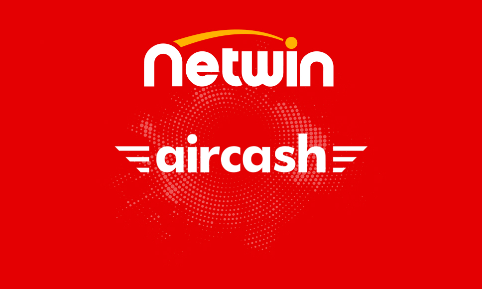 Logo Netwin, logo Aircash