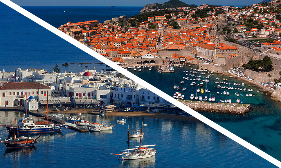 Mykonos e Dubrovnik