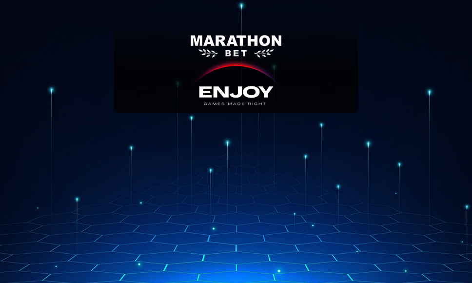 Logo Marathonbet e logo Enjoy Gaming