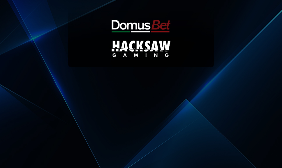Logo Domusbet e Hacksaw Gaming