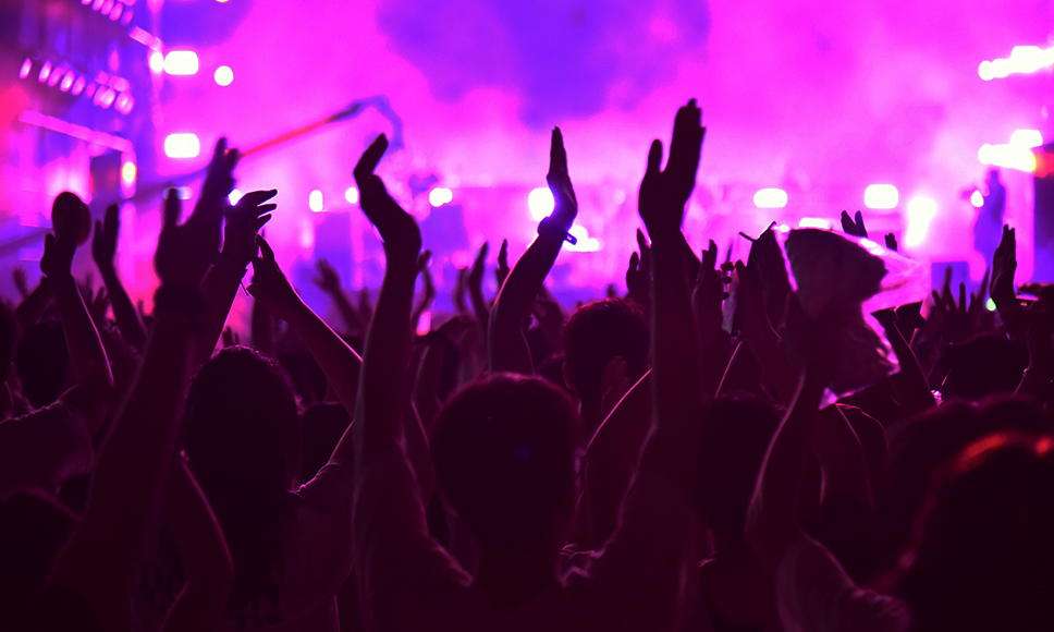 Persone a un concerto