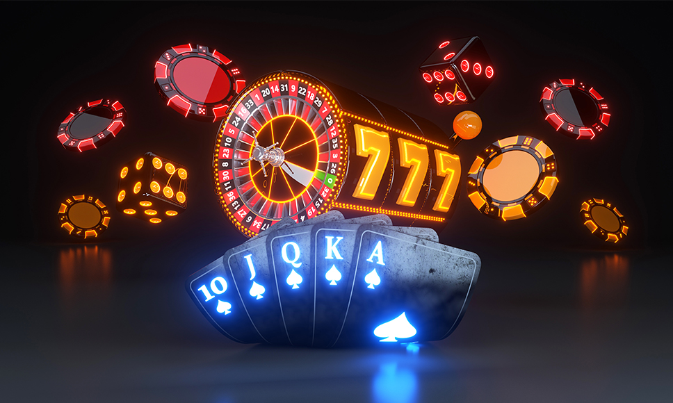 Roulette, carte, fiches e dadi